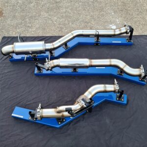FD3S RX-7 custom 3.5 inch stainless exhaust system TIG welded