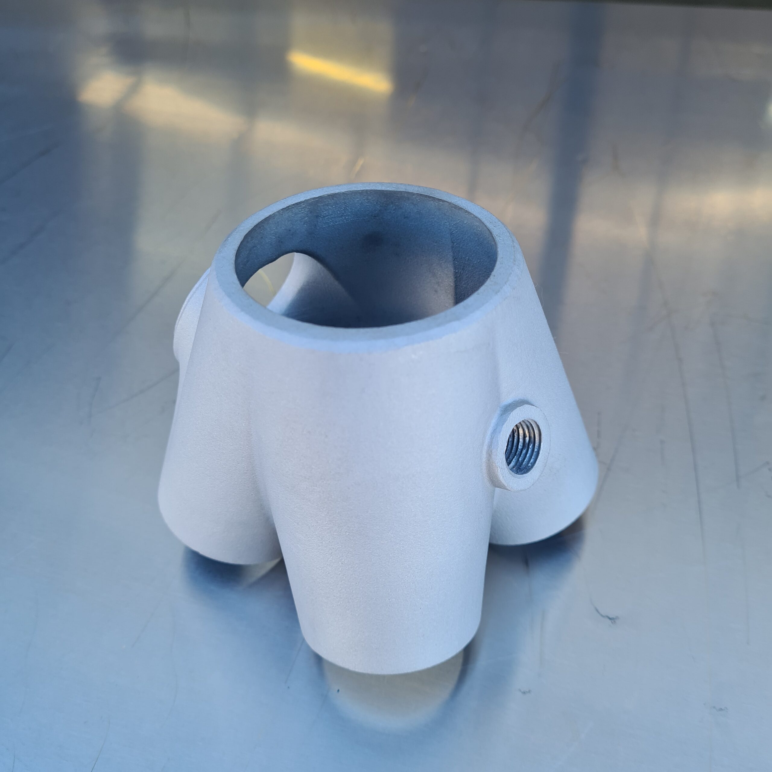 3D Printed Turbo Manifold Merge Collector 4-1 - Image 4