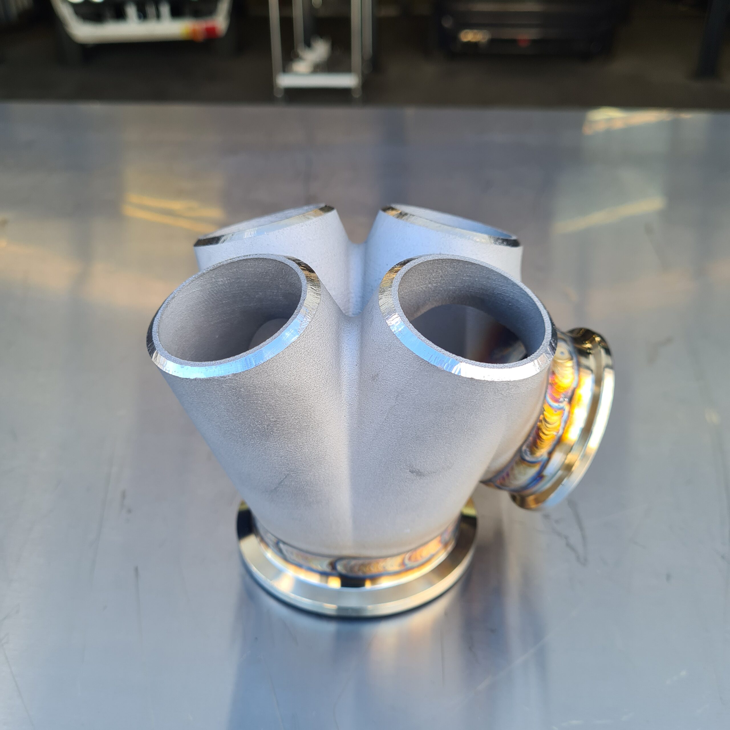 3D Printed Turbo Manifold Merge Collector 4-1 - Image 7