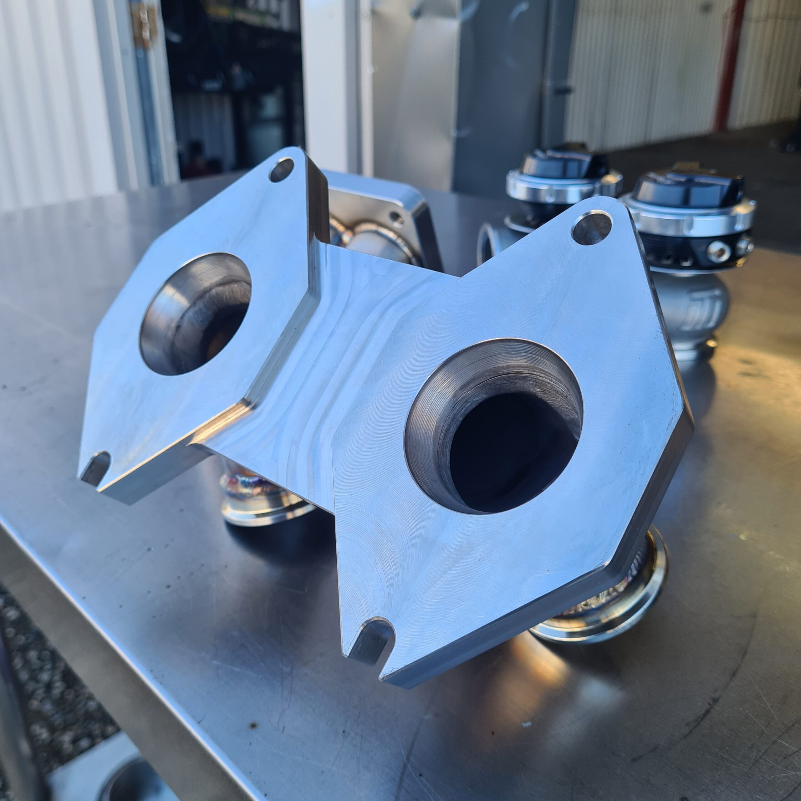 FD3S Rx-7 Twin Scroll T4 Turbo Manifold - Image 3