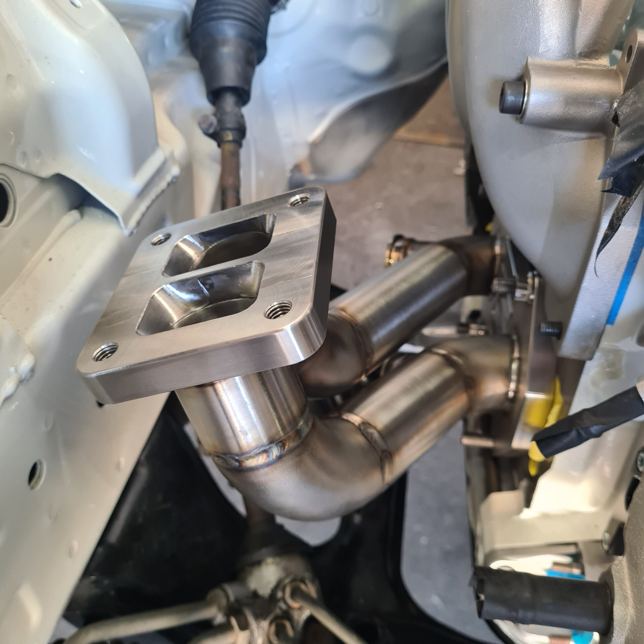 FD3S Rx-7 Twin Scroll T4 Turbo Manifold - Image 9