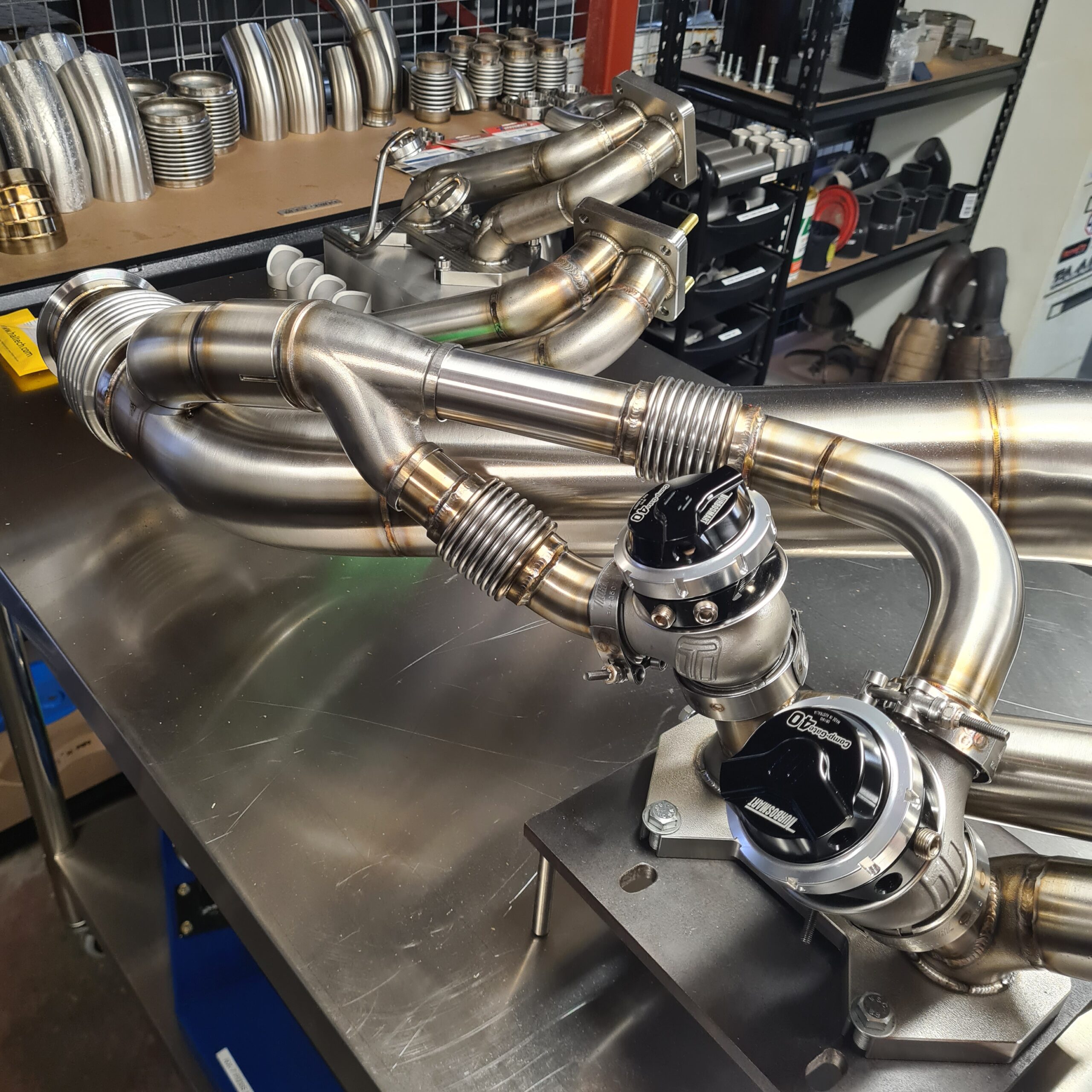 FD3S Rx-7 4" Stainless exhaust system- Metal Sculpt - Image 16