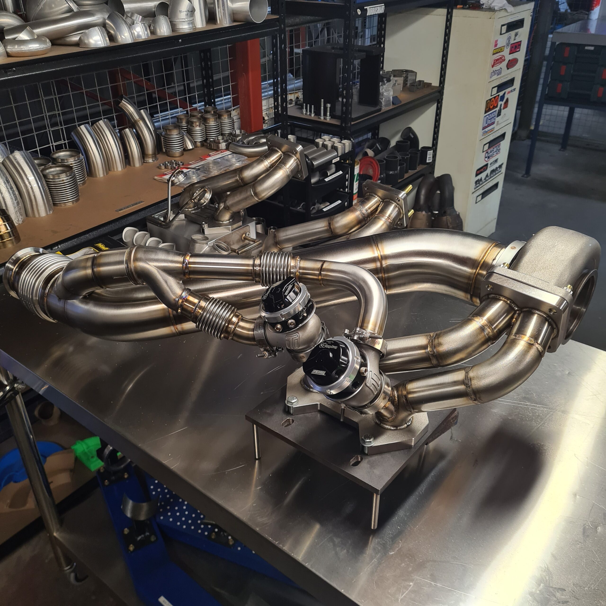 FD3S Rx-7 Twin Scroll T4 Turbo Manifold - Image 8