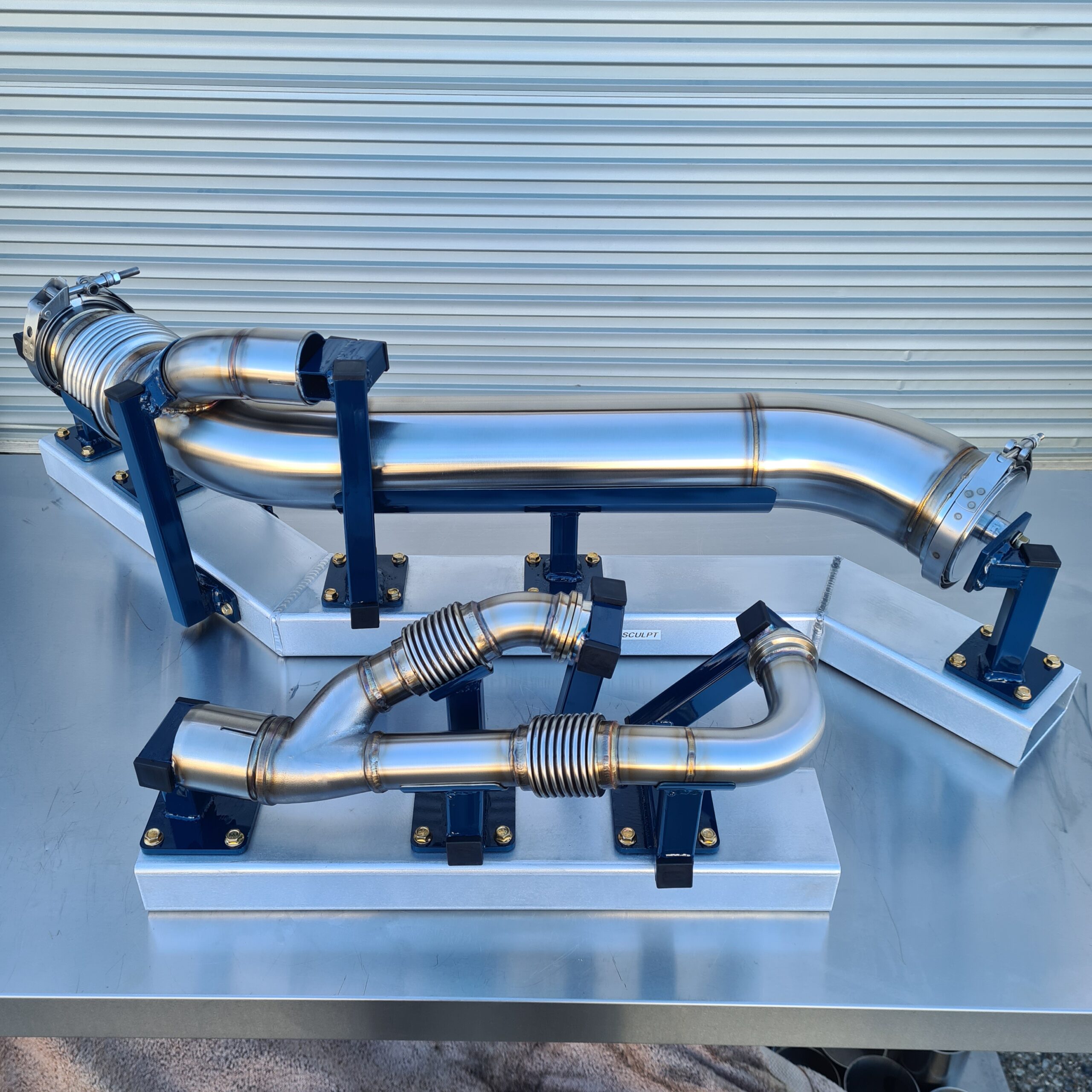FD3S Rx-7 4" Stainless exhaust system- Metal Sculpt - Image 2