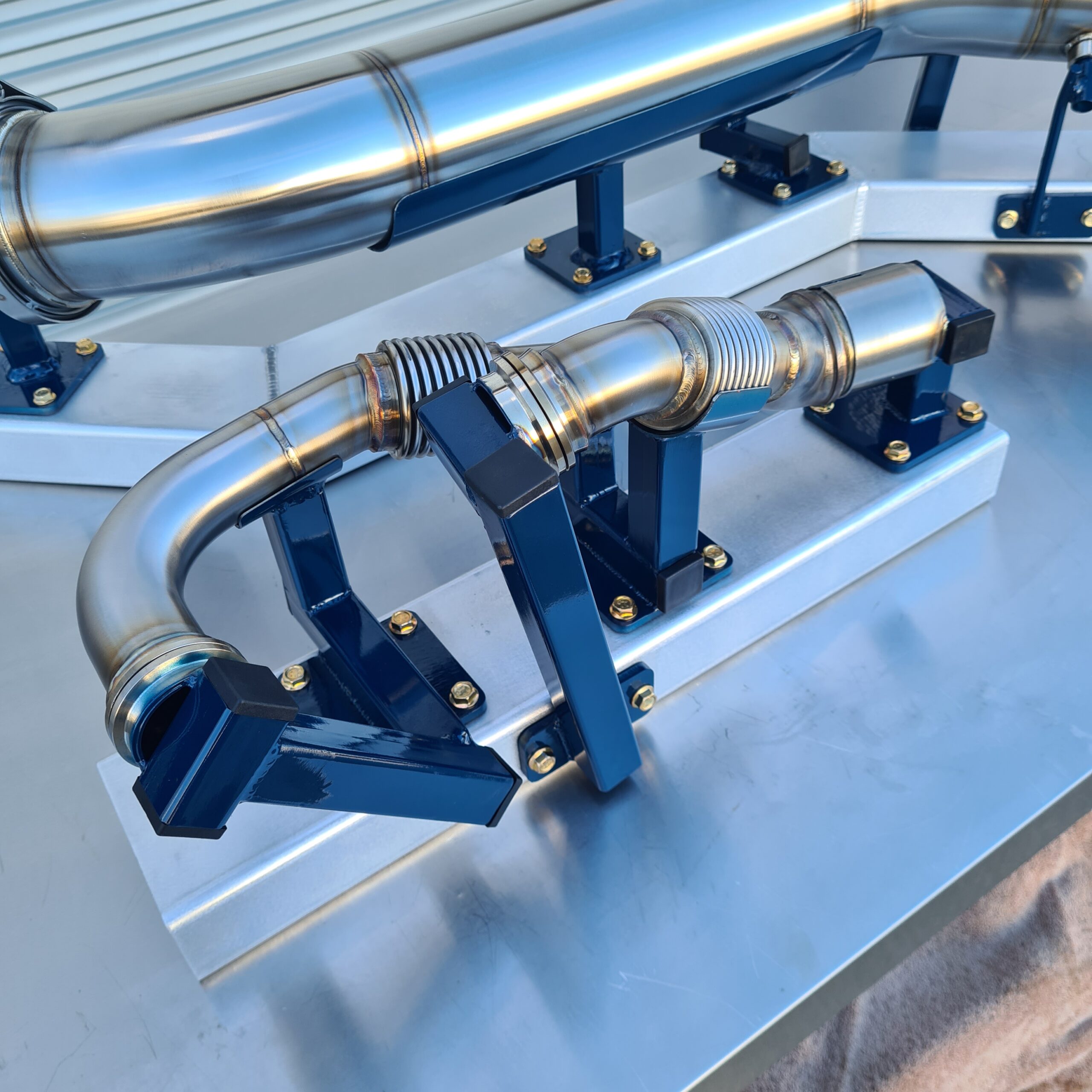 FD3S Rx-7 4" Stainless exhaust system- Metal Sculpt - Image 3