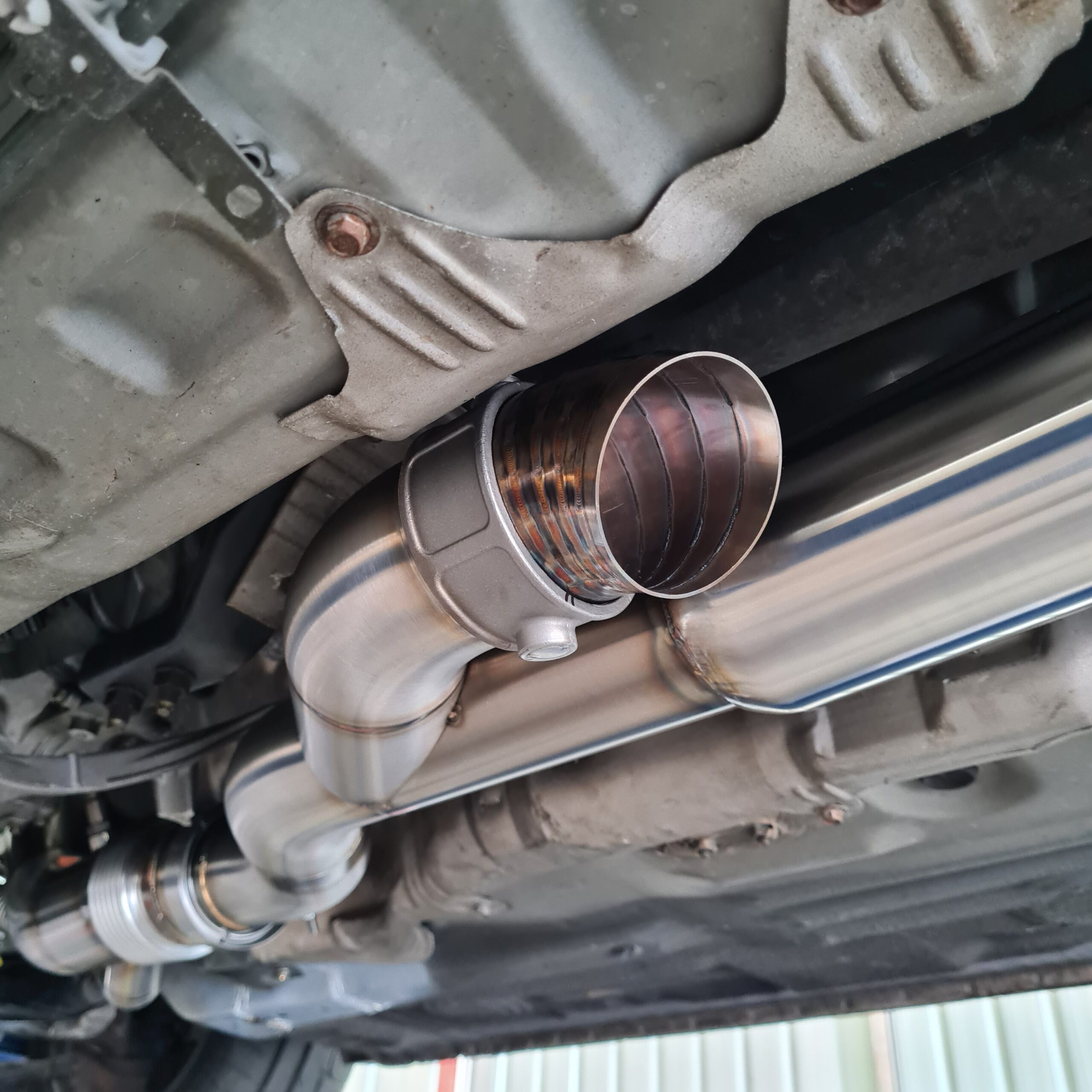 FD3S Rx-7 4" Stainless exhaust system- Metal Sculpt - Image 15