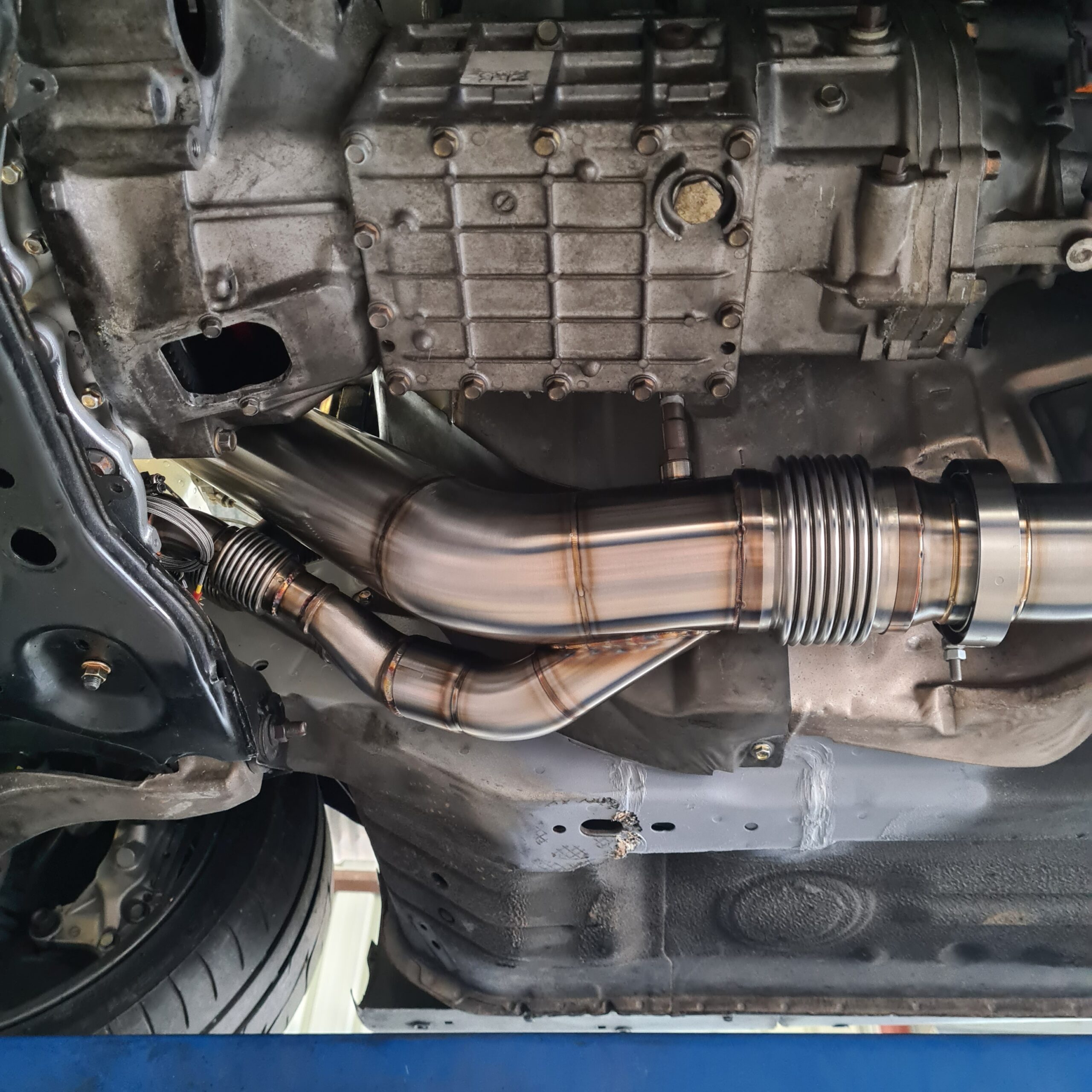 FD3S Rx-7 4" Stainless exhaust system- Metal Sculpt - Image 13