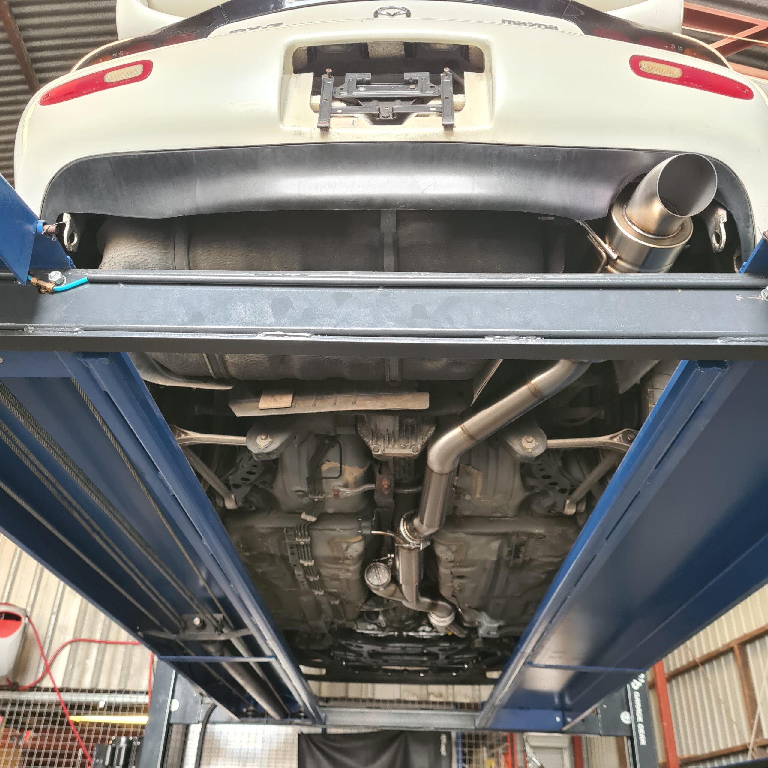 FD3S Rx-7 4" Stainless exhaust system- Metal Sculpt - Image 8