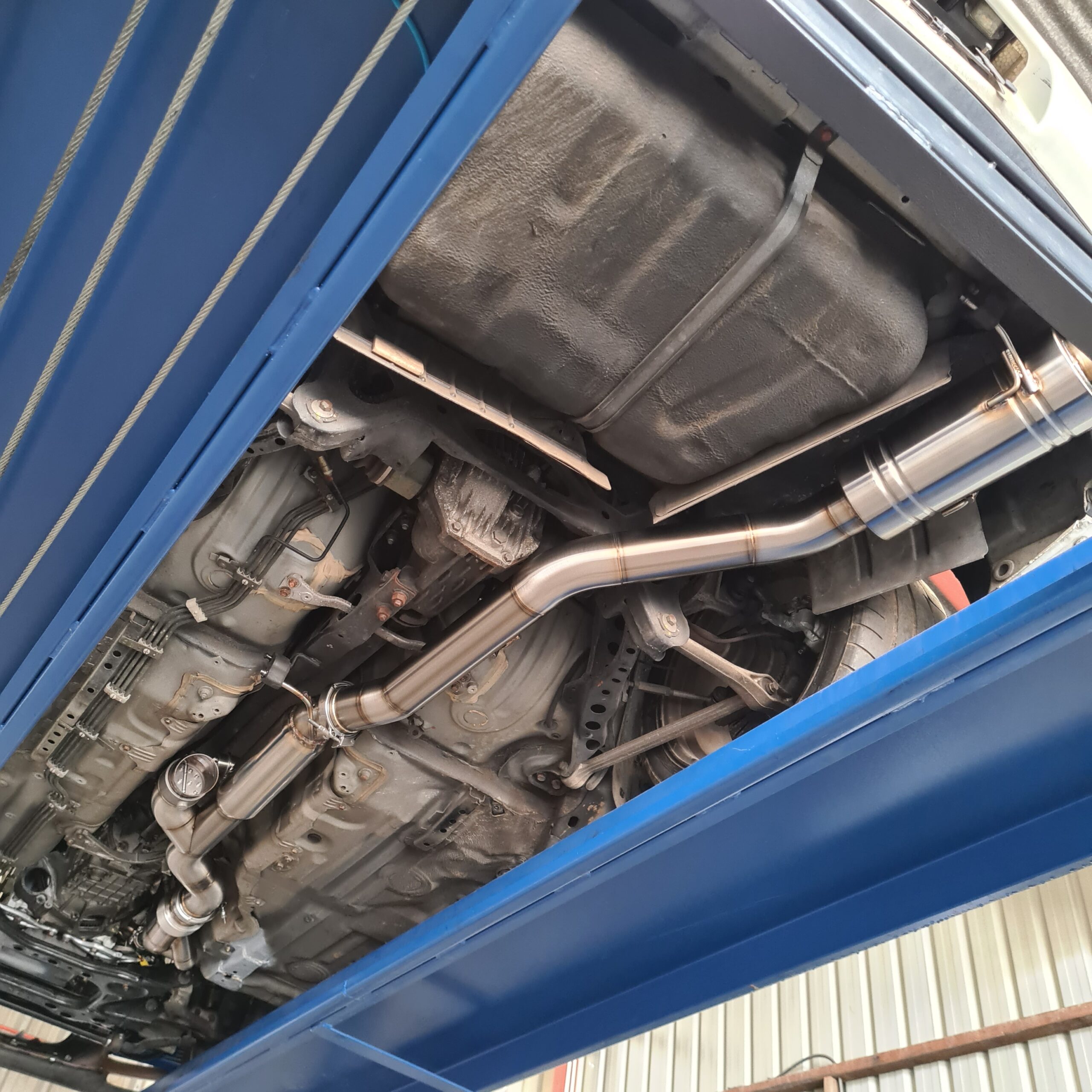 FD3S Rx-7 4" Stainless exhaust system- Metal Sculpt - Image 10