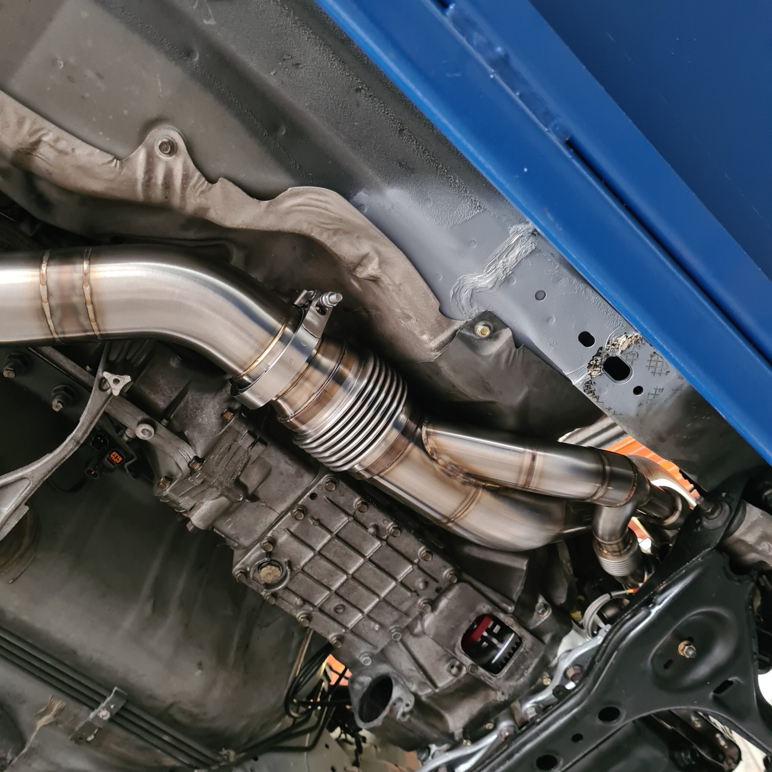 FD3S Rx-7 4" Stainless exhaust system- Metal Sculpt - Image 12