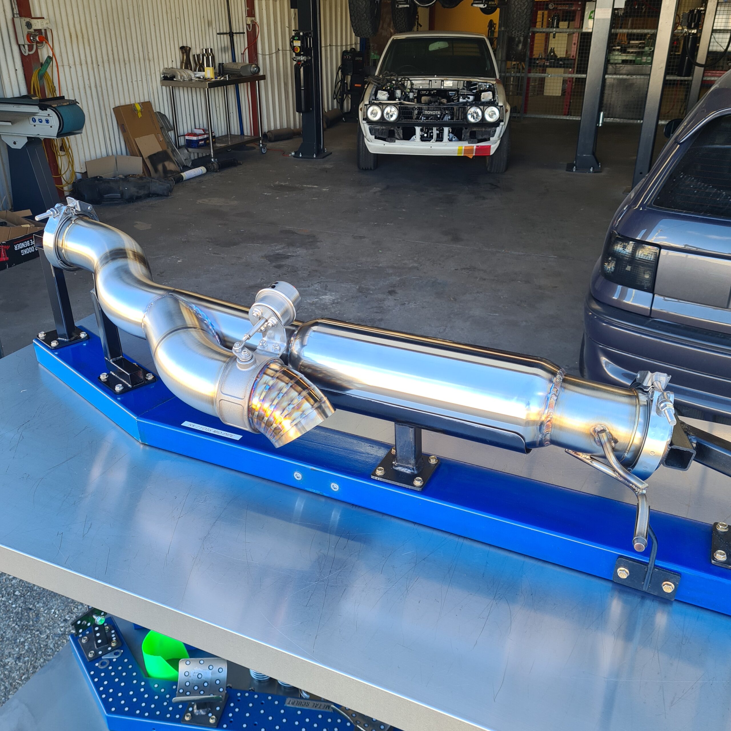 FD3S Rx-7 4" Stainless exhaust system- Metal Sculpt - Image 6