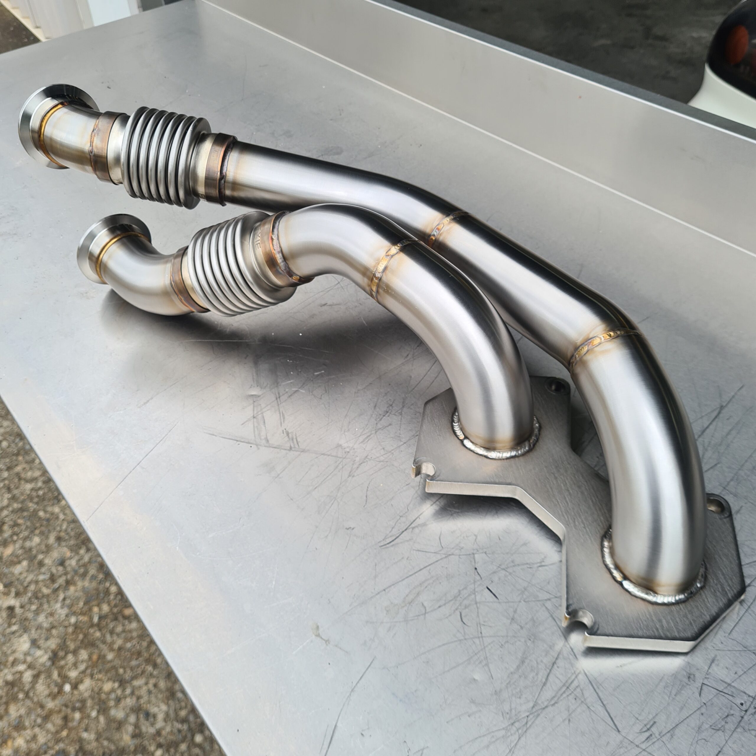 Mazda 323 Rotary Conversion Stainless Steel Exhaust Headers – 12A / 13B - Image 10