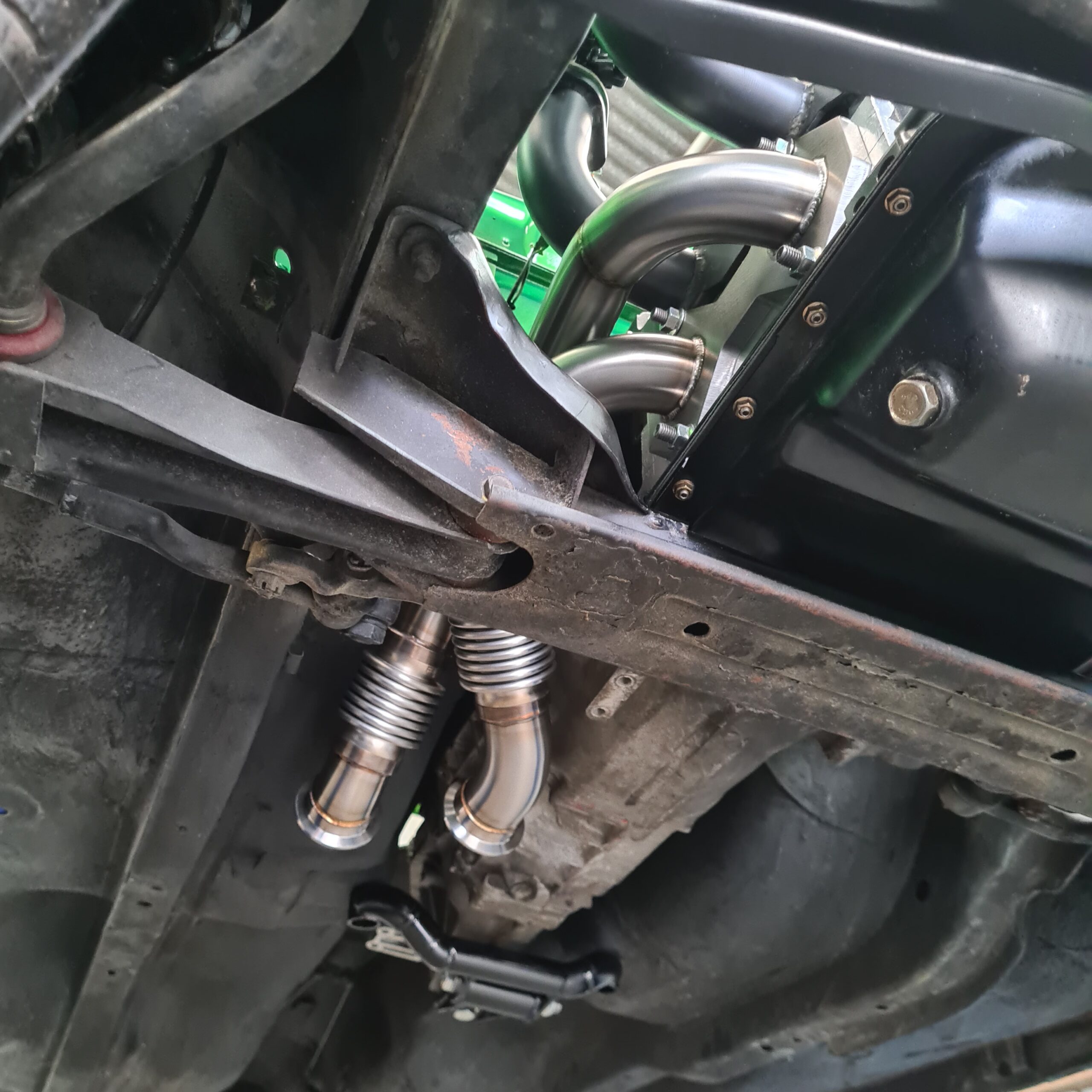 Mazda 323 Rotary Conversion Stainless Steel Exhaust Headers – 12A / 13B - Image 9