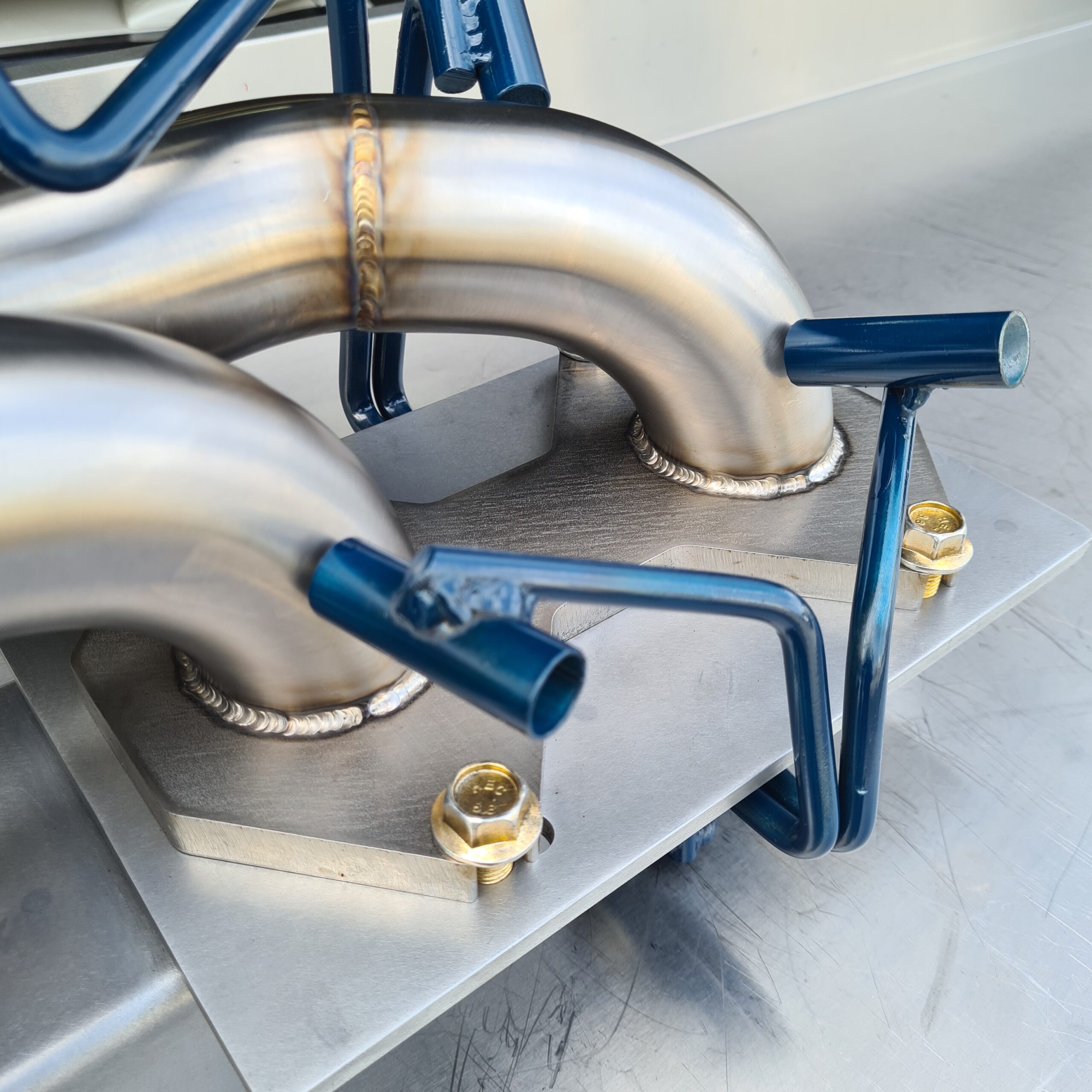 Mazda 323 Rotary Conversion Stainless Steel Exhaust Headers – 12A / 13B - Image 4